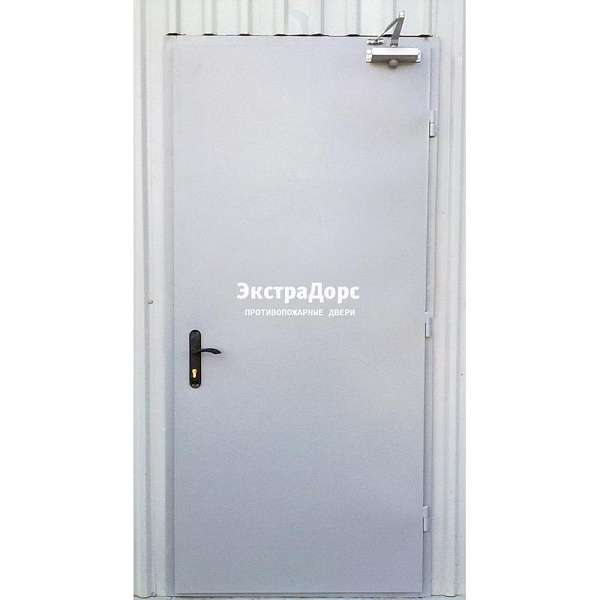 Противопожарная дверь EI 30 3 типа белая металлическая в Ногинске  купить