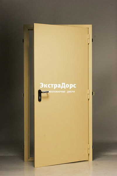 Дверь глухая противопожарная EI 30 ДМП желтая в Ногинске  купить